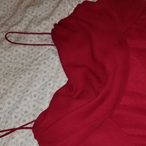 Rust formal full length gown